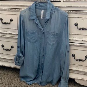 Chambray button down.